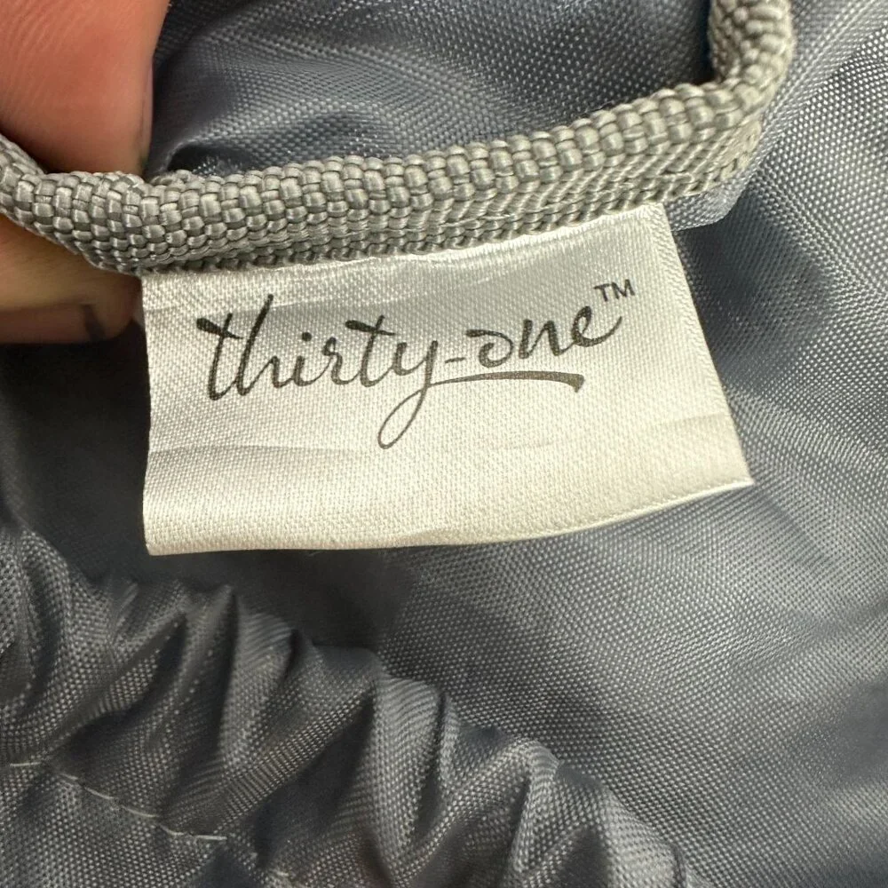 Thirty-One Spirit By Thirty-One Drawstring Backpack With Front Zipper Pocket
